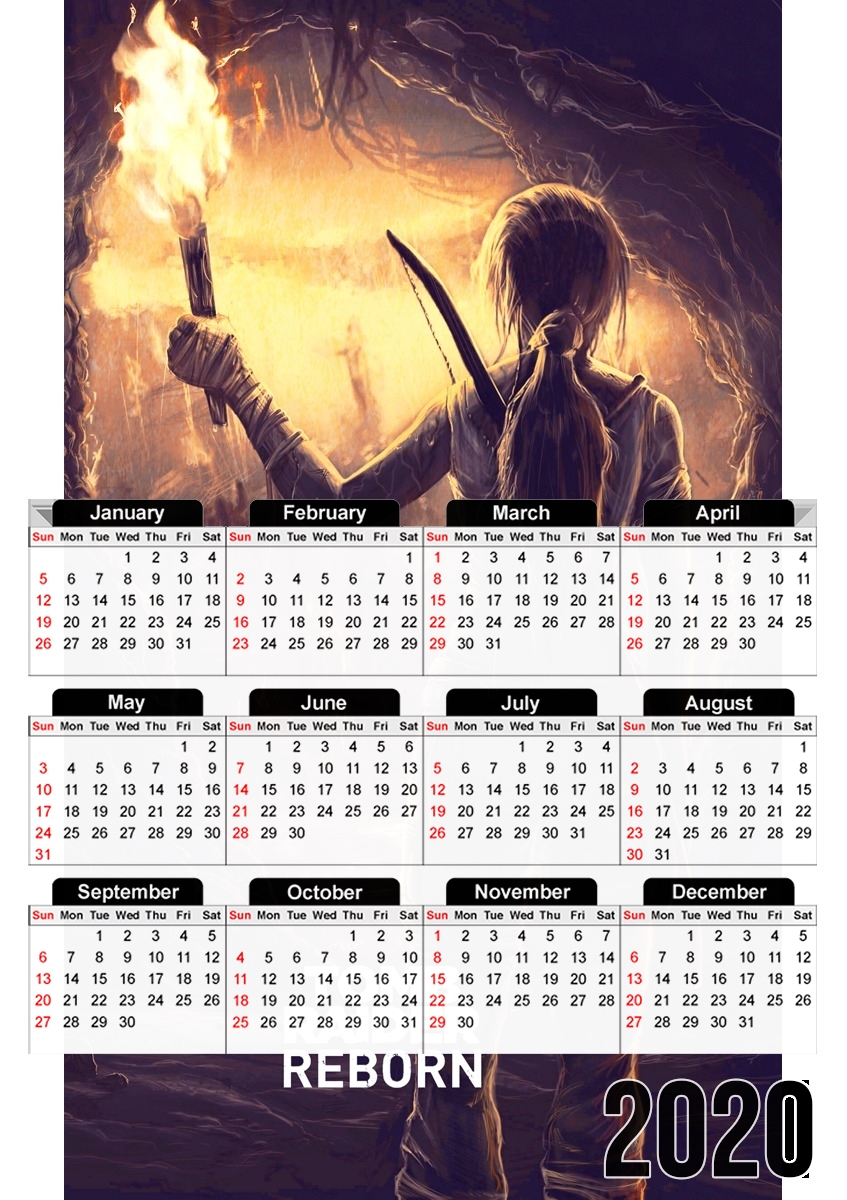 Tomb Raider Reborn für A3 Fotokalender 30x43cm