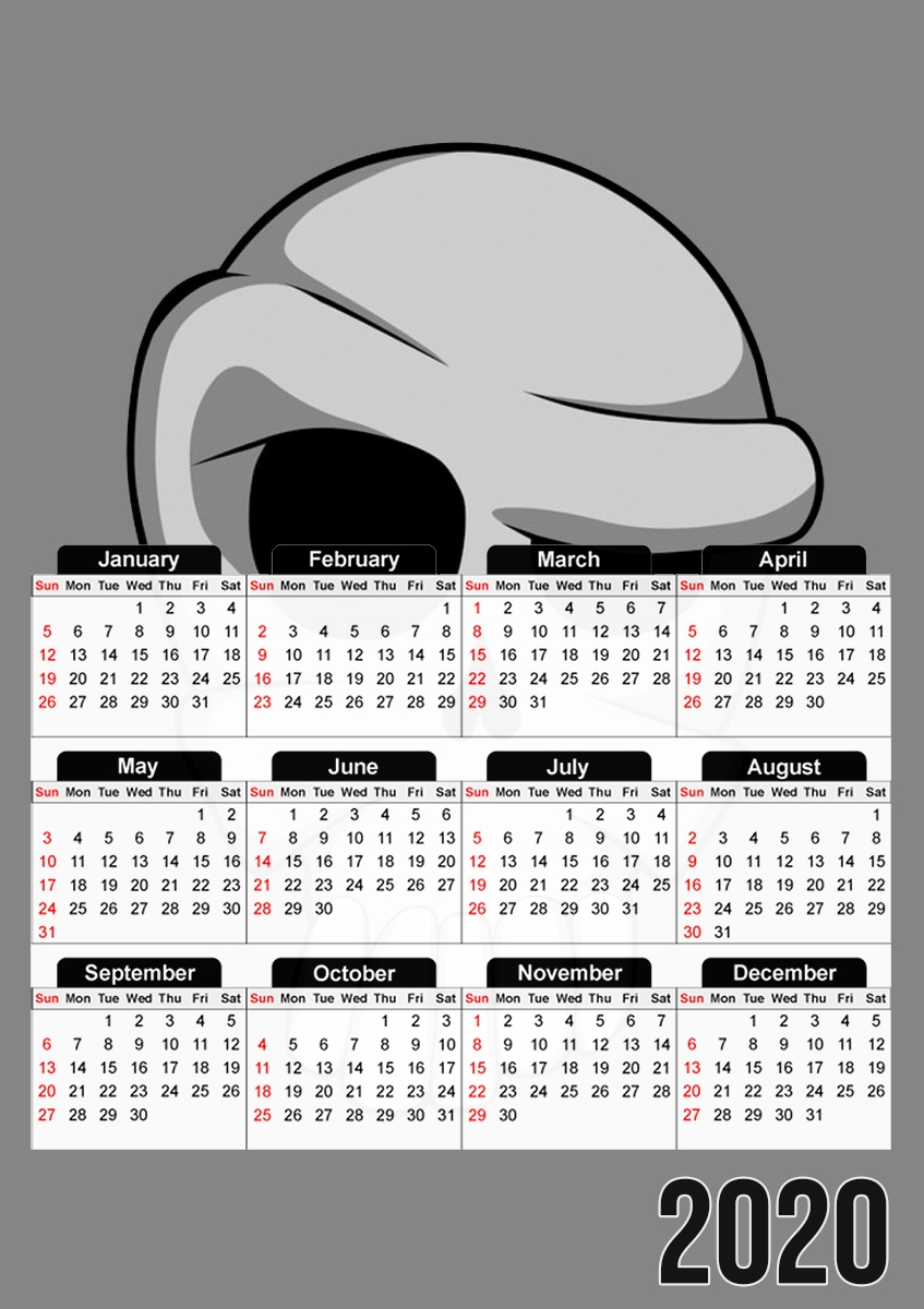 Toon Skull für A3 Fotokalender 30x43cm