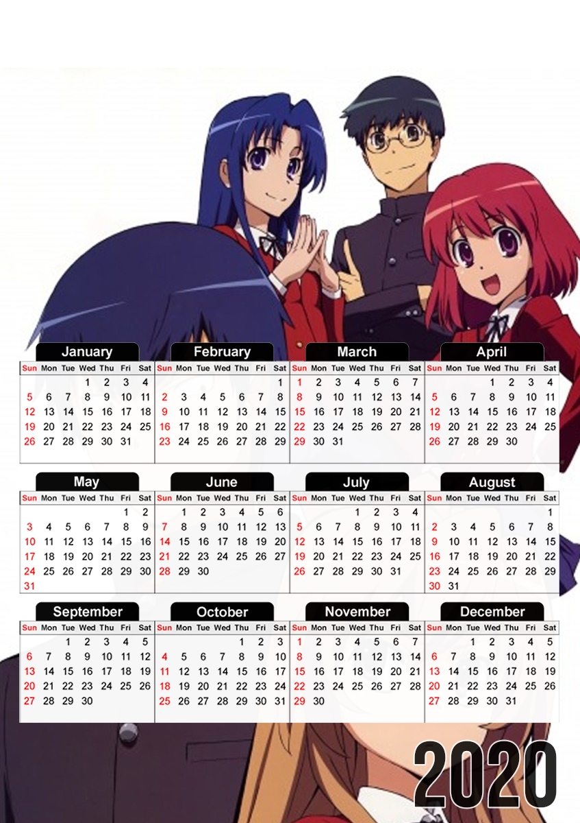 Toradora für A3 Fotokalender 30x43cm