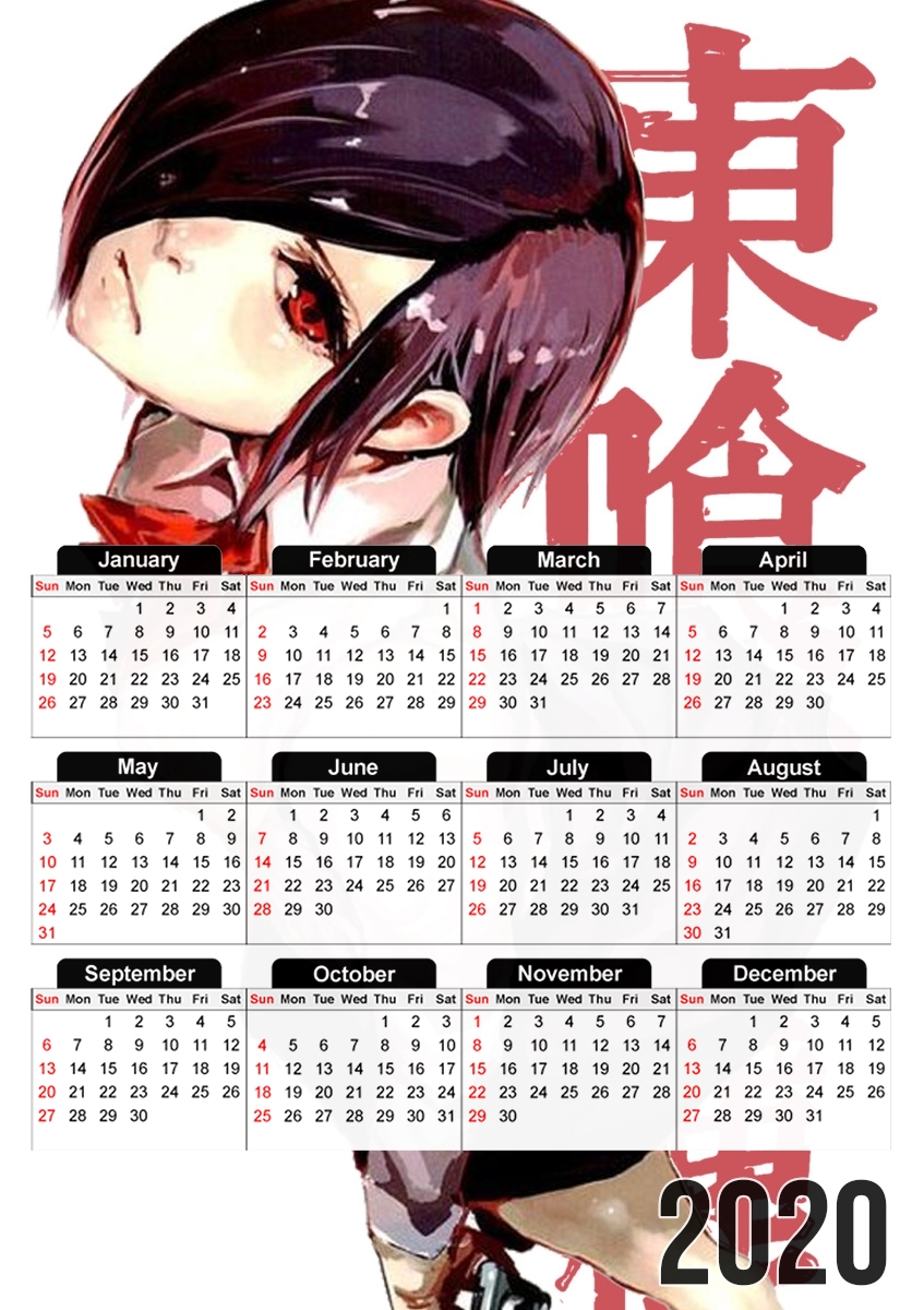 Touka ghoul für A3 Fotokalender 30x43cm