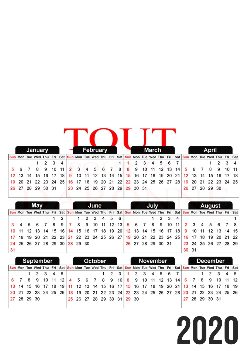 Tour pour la daronne für A3 Fotokalender 30x43cm