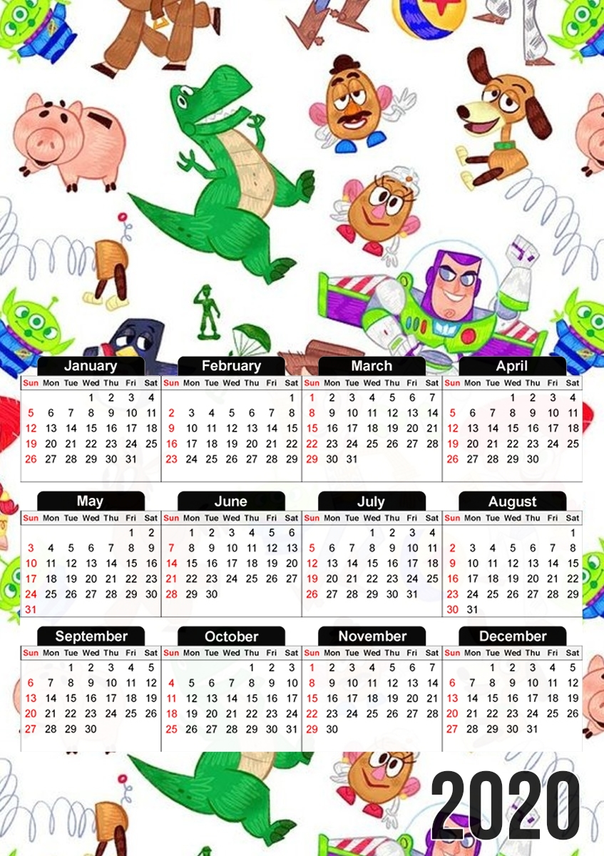 Toy Story für A3 Fotokalender 30x43cm