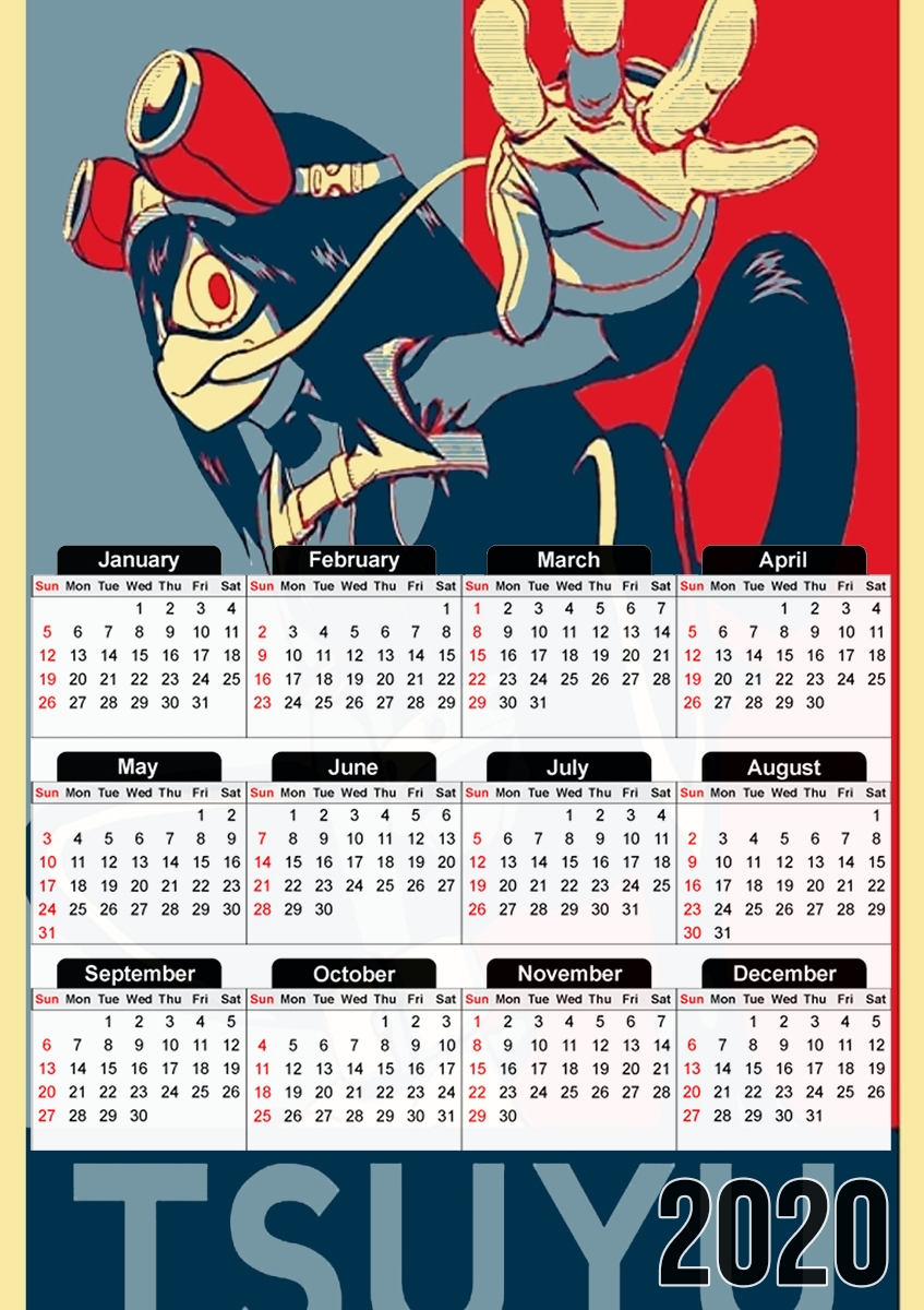 Tsuyu propaganda für A3 Fotokalender 30x43cm