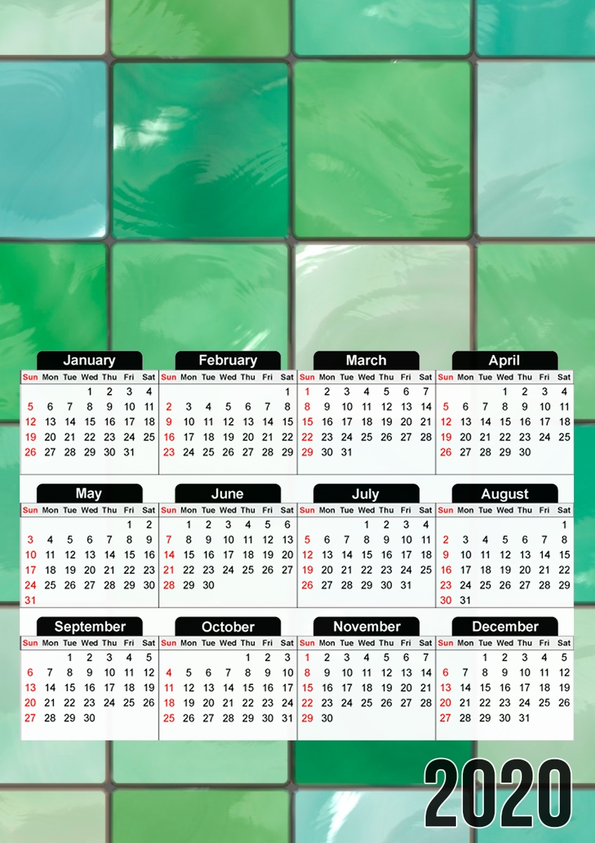 Ultra Slim Tiles V01 für A3 Fotokalender 30x43cm