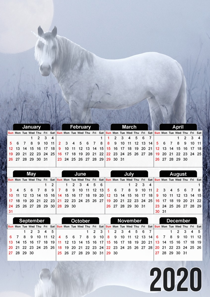 EINHORN für A3 Fotokalender 30x43cm