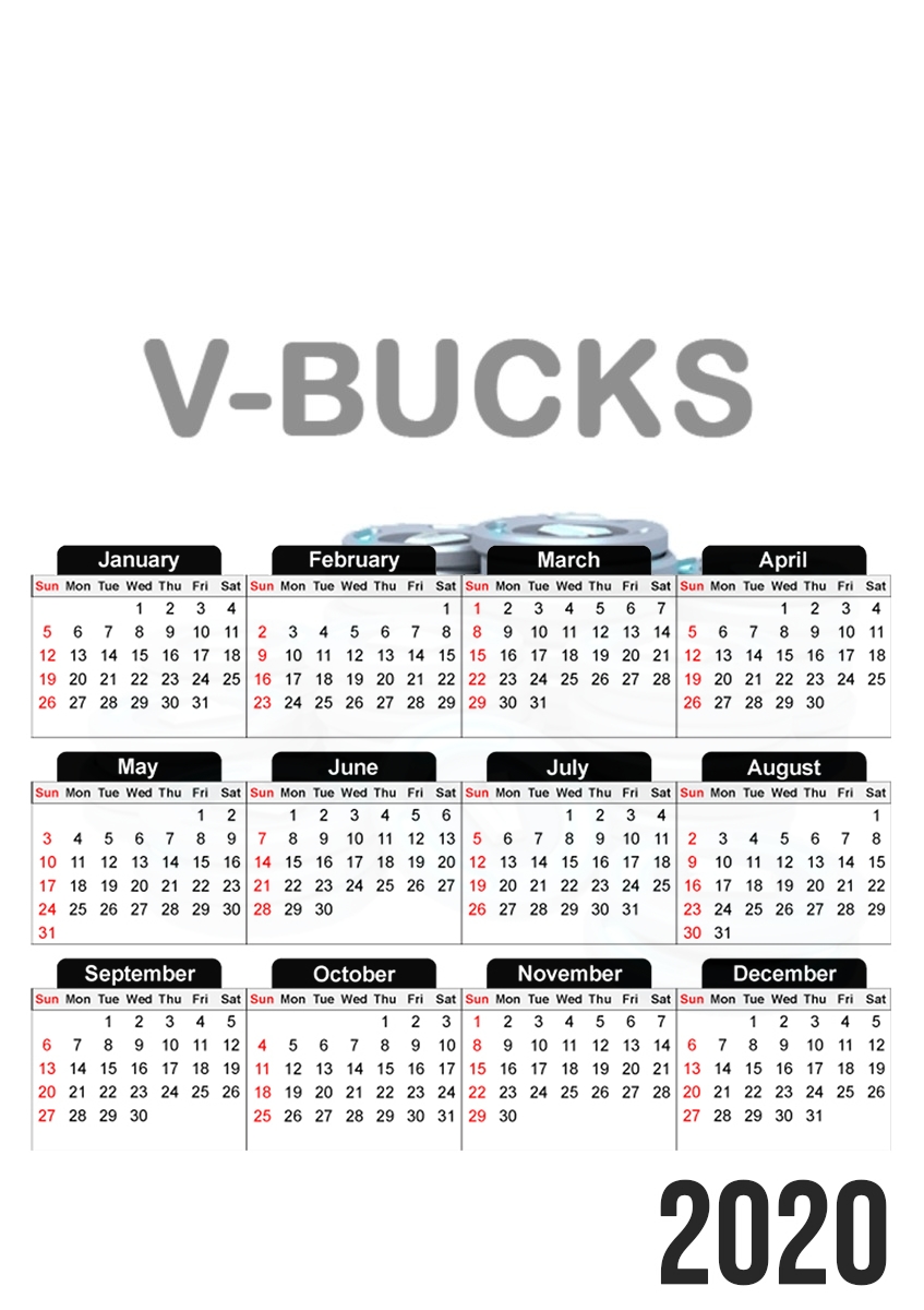 V Bucks Need Money für A3 Fotokalender 30x43cm
