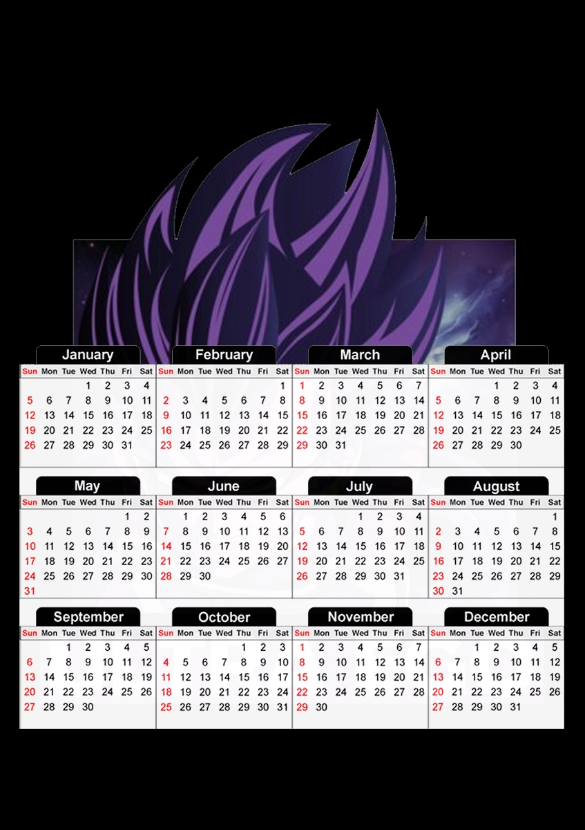 Vegeta Ultra Ego für A3 Fotokalender 30x43cm