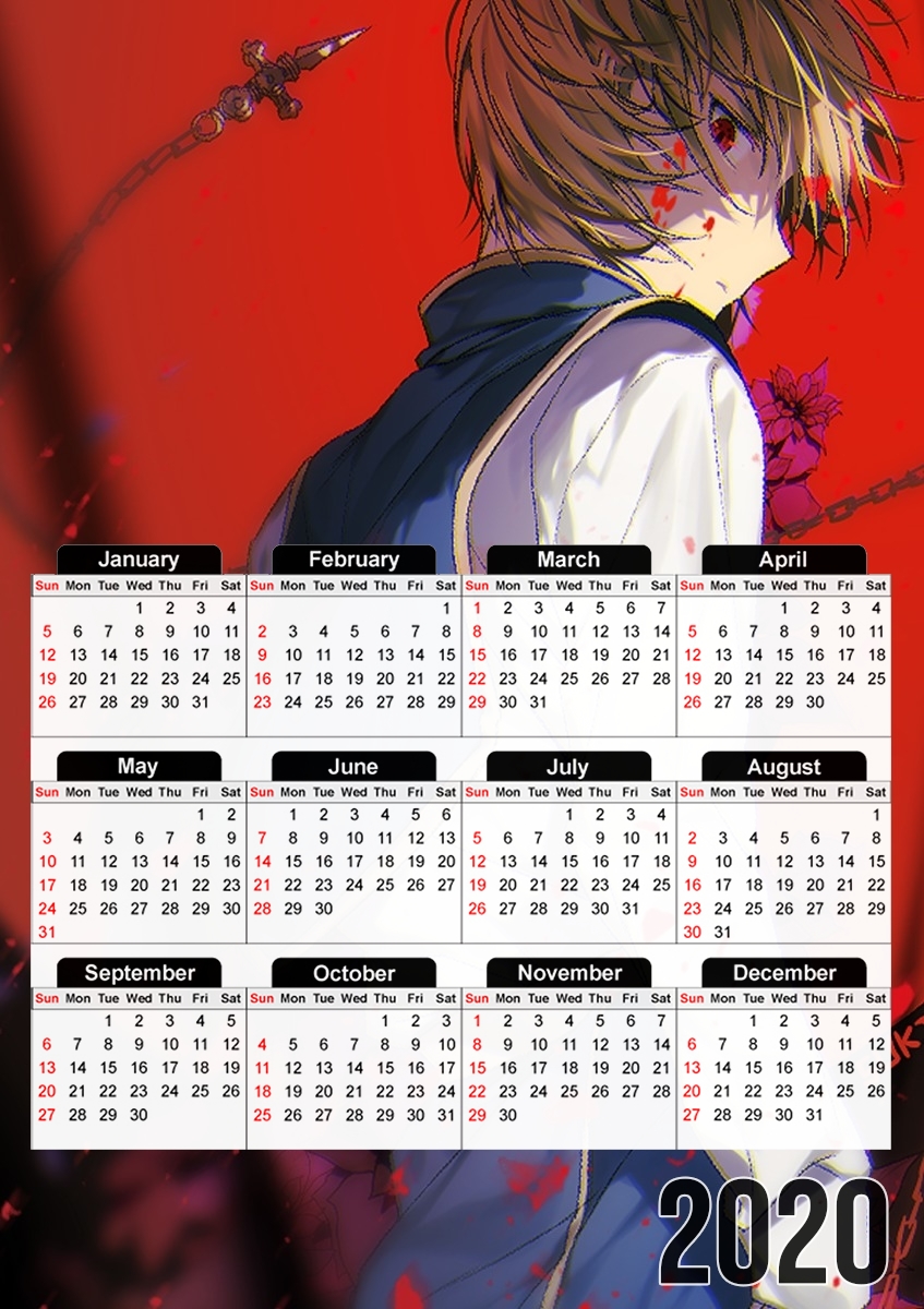 Vengeful Kurapika hxh für A3 Fotokalender 30x43cm