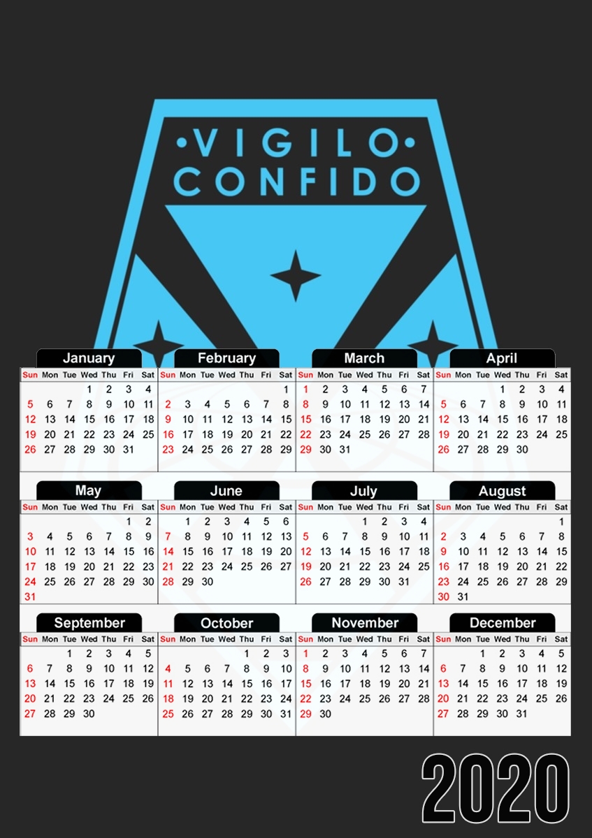 Vigilo Confido XCom für A3 Fotokalender 30x43cm