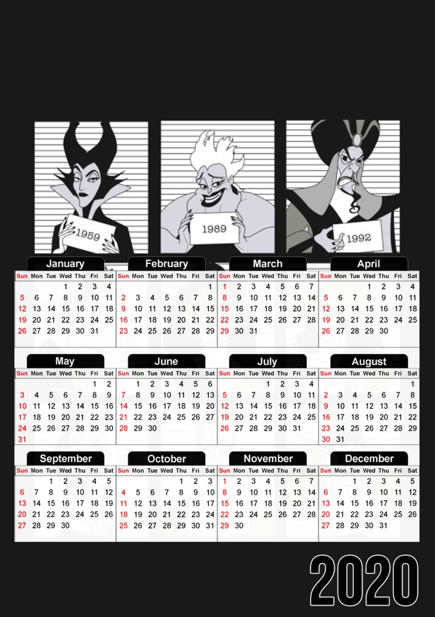 Villains Jails für A3 Fotokalender 30x43cm