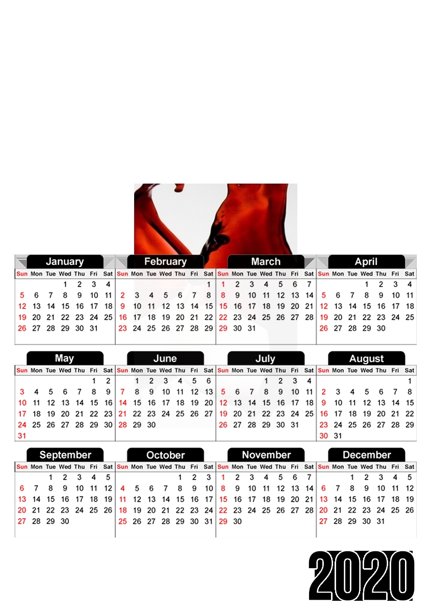 Wein trinken für A3 Fotokalender 30x43cm