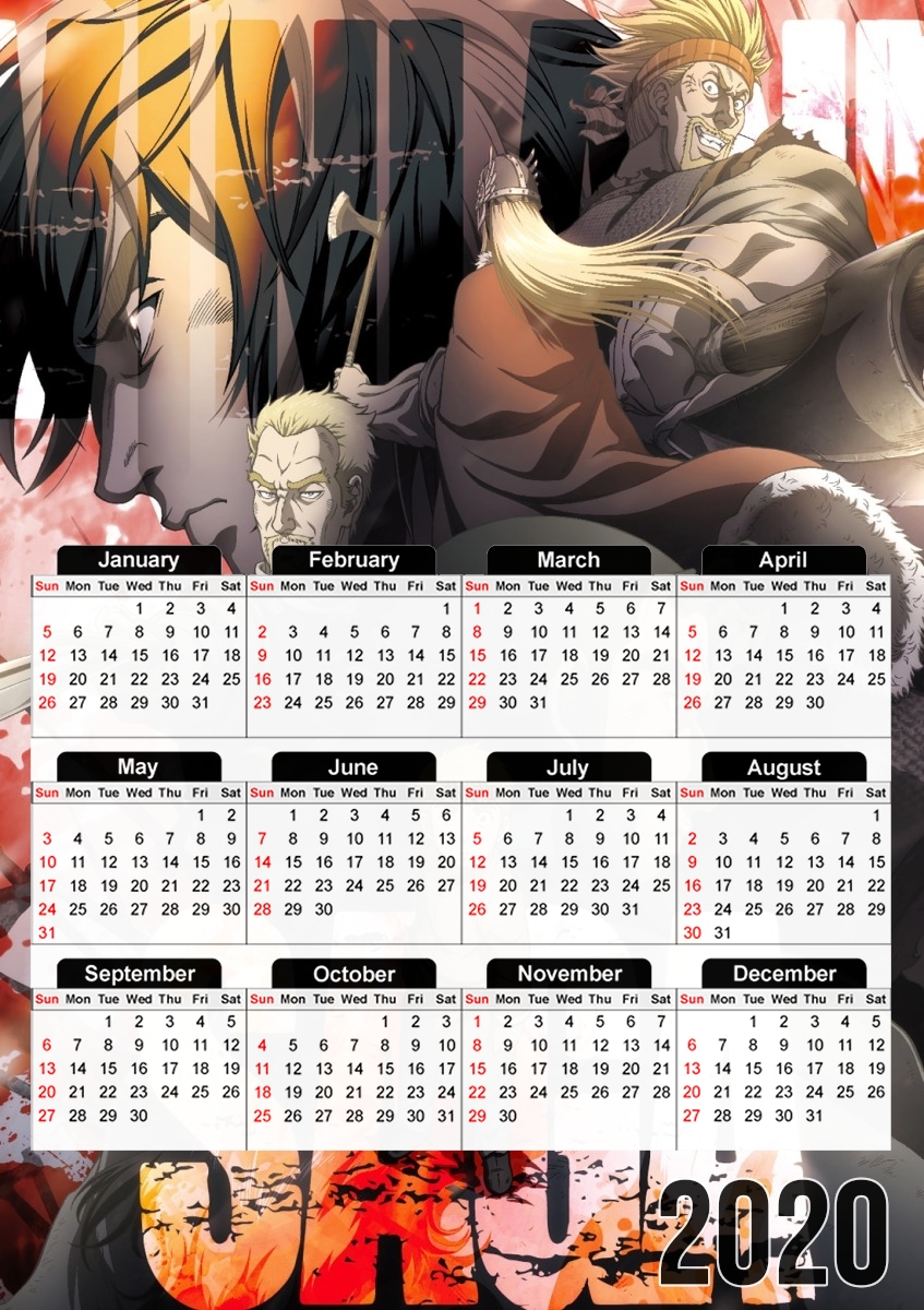 Vinland Saga thorfinn history für A3 Fotokalender 30x43cm