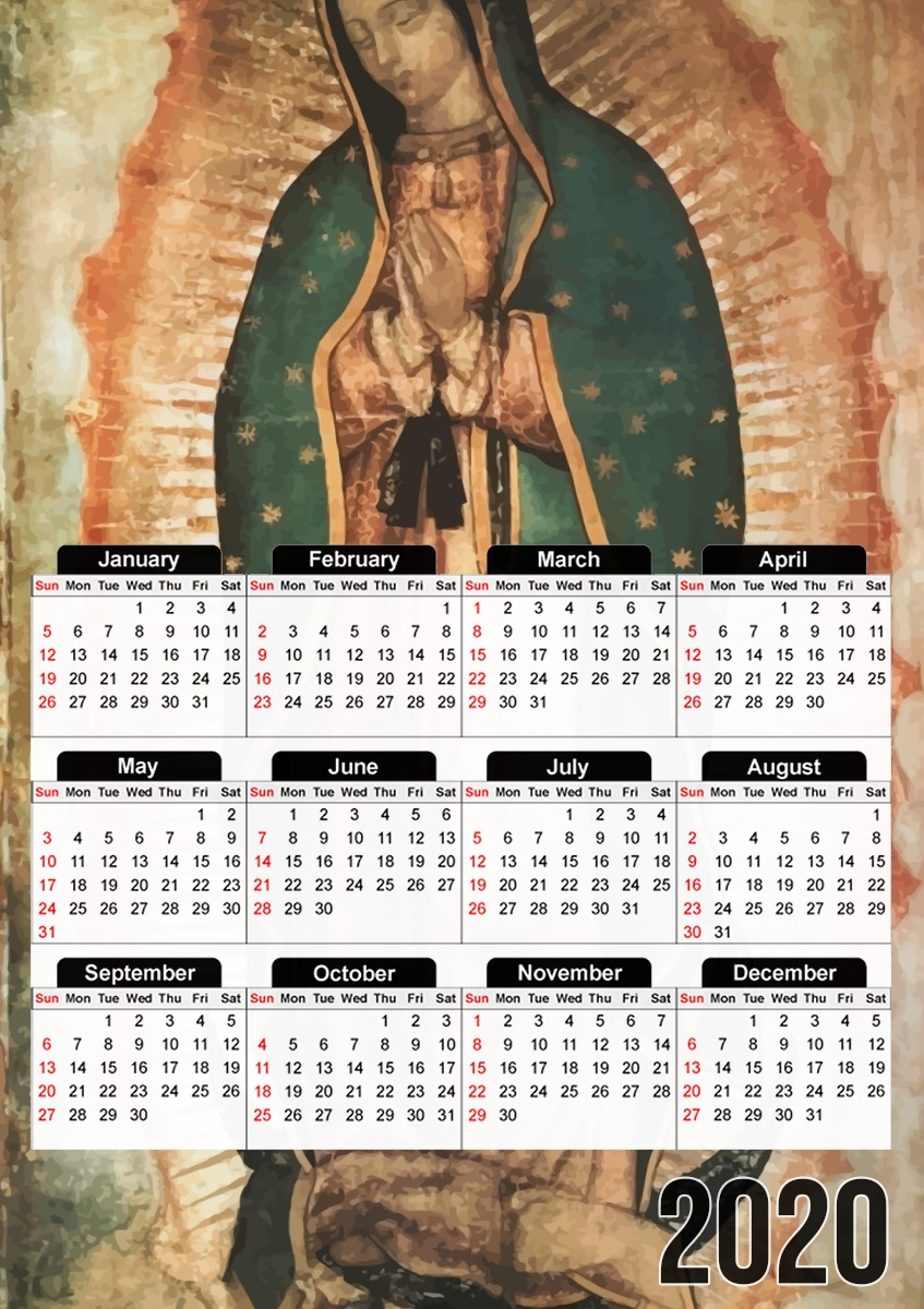 Virgen Guadalupe für A3 Fotokalender 30x43cm