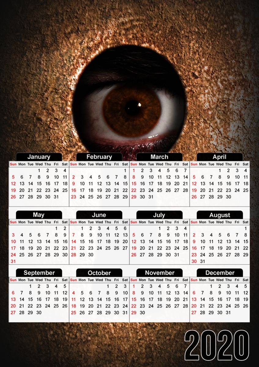 Who is watching you für A3 Fotokalender 30x43cm