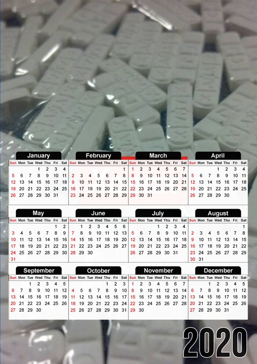 Xanax Alprazolam für A3 Fotokalender 30x43cm