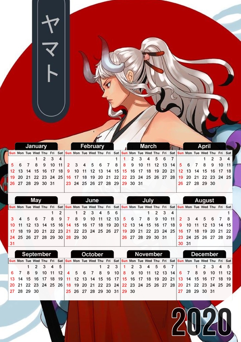 Yamato Pirate Samurai für A3 Fotokalender 30x43cm