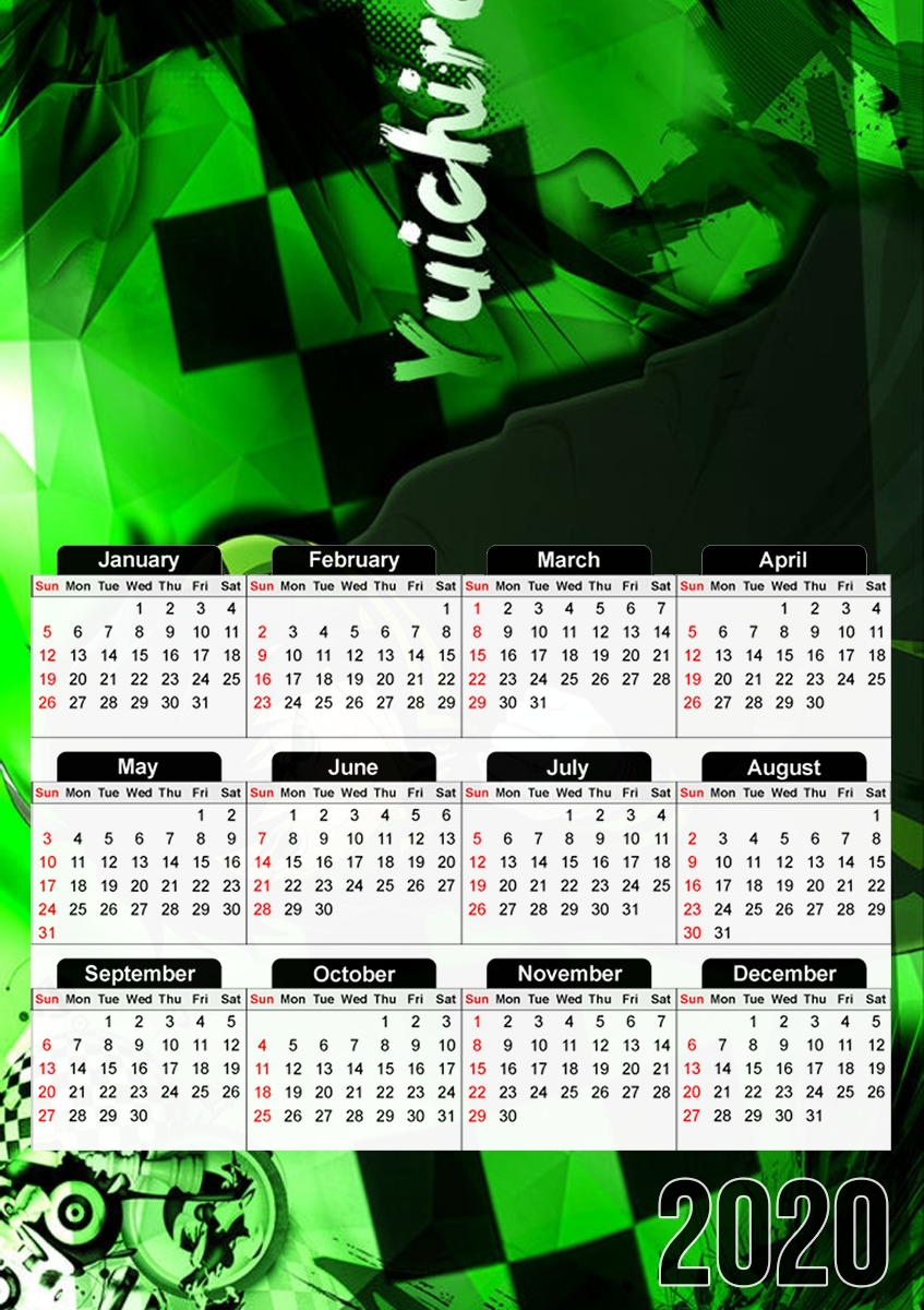 yuichiro green für A3 Fotokalender 30x43cm