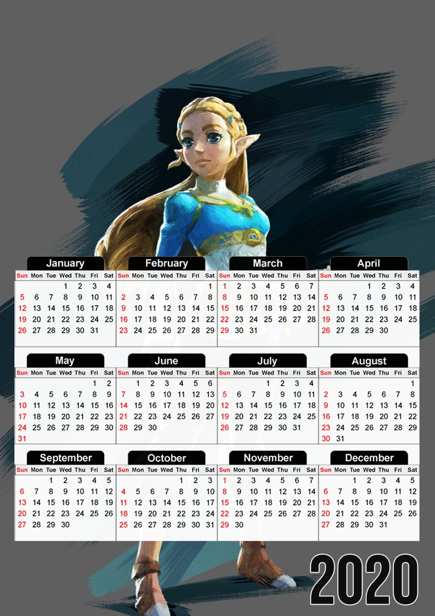 Zelda Princess für A3 Fotokalender 30x43cm