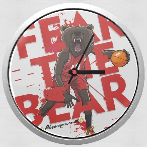 Beasts Collection: Fear the Bear für Wanduhr