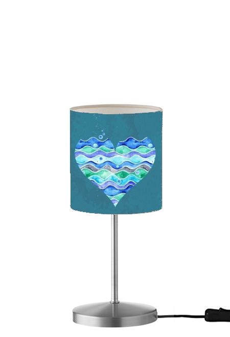 A Sea of Love (blue) für Tisch- / Nachttischlampe
