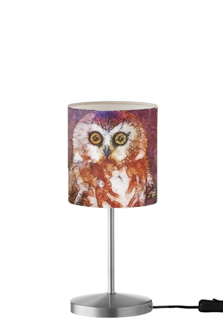 abstract cute owl für Tisch- / Nachttischlampe