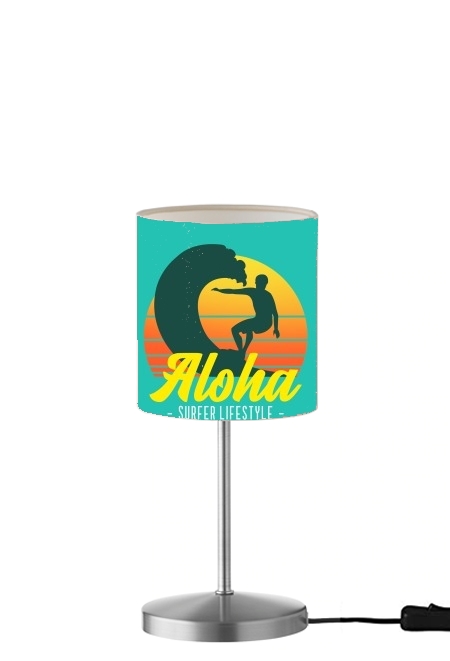 Aloha Surfer lifestyle für Tisch- / Nachttischlampe