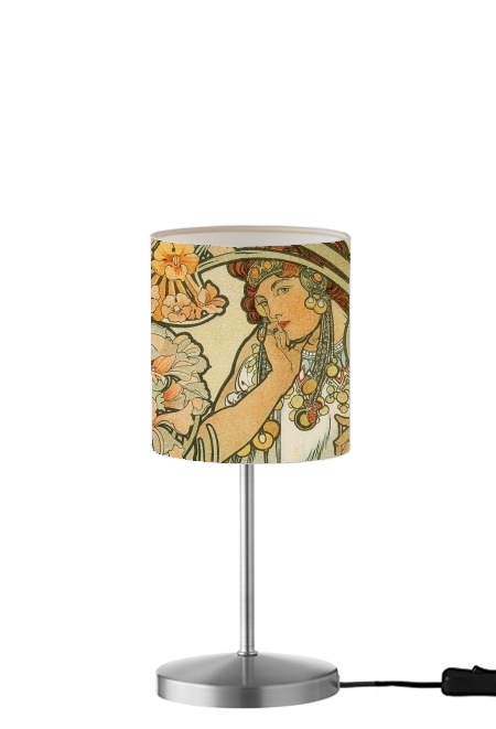 Alphons Mucha für Tisch- / Nachttischlampe