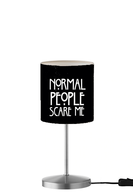 American Horror Story Normal people scares me für Tisch- / Nachttischlampe