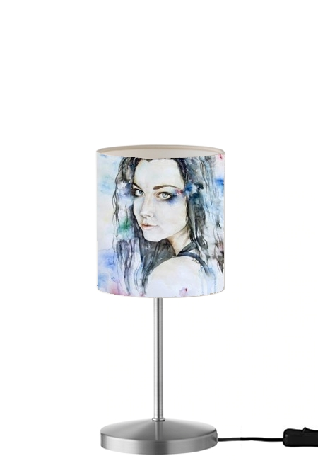 Amy Lee Evanescence watercolor art für Tisch- / Nachttischlampe