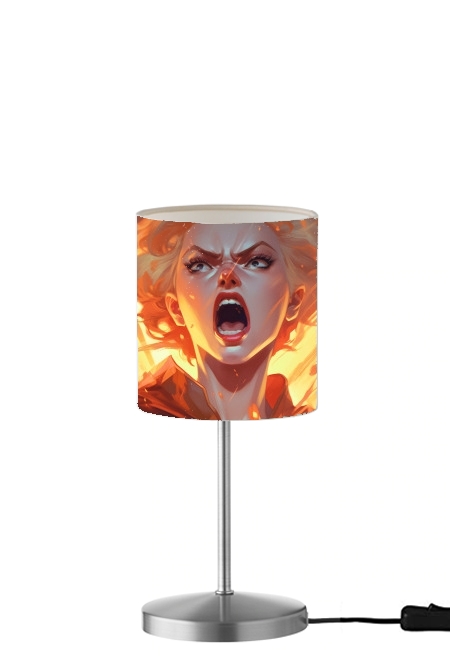 Angry Girl für Tisch- / Nachttischlampe