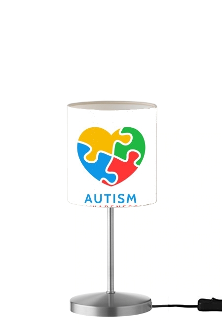 Autisme Awareness für Tisch- / Nachttischlampe