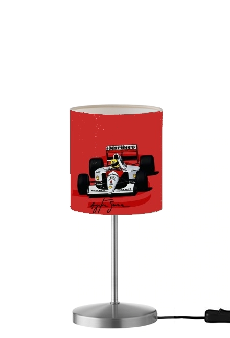 Ayrton Senna Formule 1 King für Tisch- / Nachttischlampe