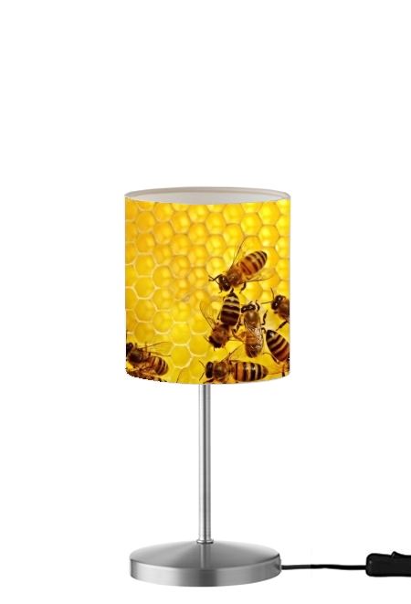 Biene im Honigstock für Tisch- / Nachttischlampe