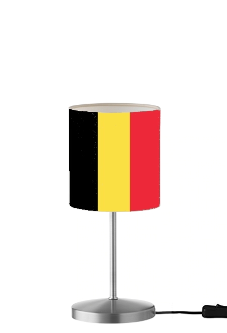 Belgium Flag für Tisch- / Nachttischlampe