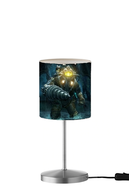 Big Daddy x Rosie Bioshock Art für Tisch- / Nachttischlampe