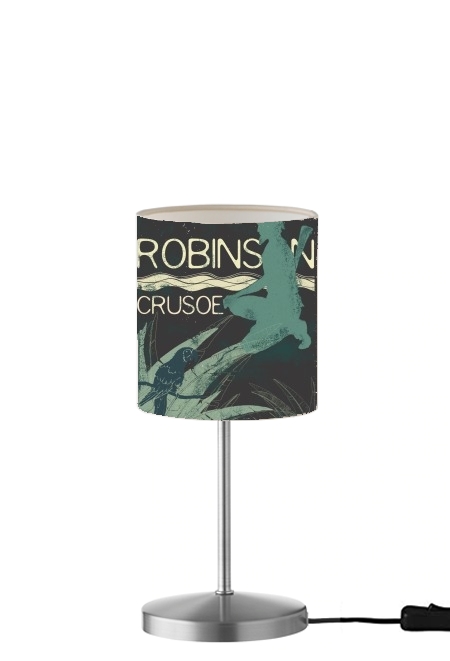 Book Collection: Robinson Crusoe für Tisch- / Nachttischlampe