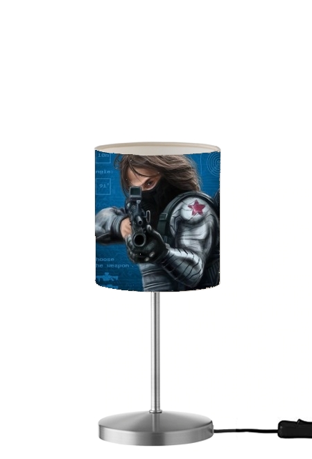 Bucky Barnes Aka Winter Soldier für Tisch- / Nachttischlampe