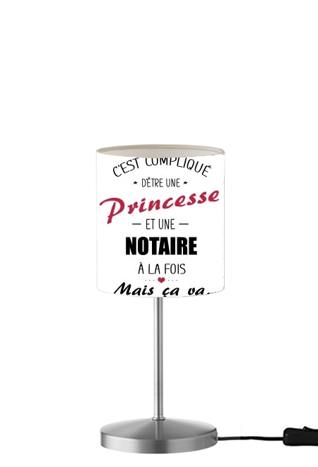 C est complique princesse et notaire a la fois für Tisch- / Nachttischlampe