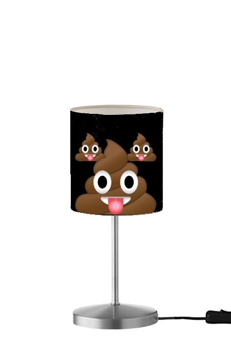 Caca Emoji für Tisch- / Nachttischlampe