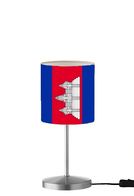 Cambodge Flag für Tisch- / Nachttischlampe