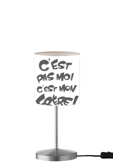 Cest pas moi cest mon frere für Tisch- / Nachttischlampe