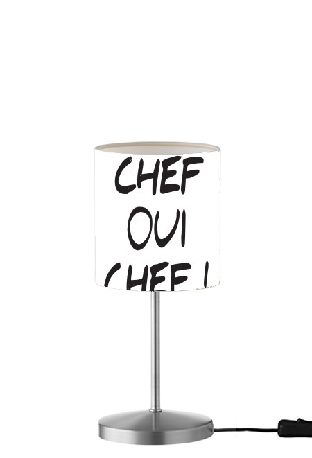 Chef Oui Chef für Tisch- / Nachttischlampe