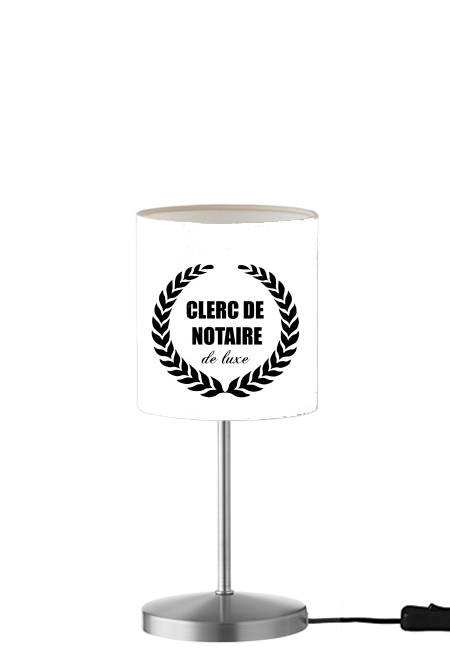 Clerc de notaire Edition de luxe idee cadeau für Tisch- / Nachttischlampe