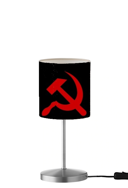 Kommunistische Sichel und Hammer für Tisch- / Nachttischlampe