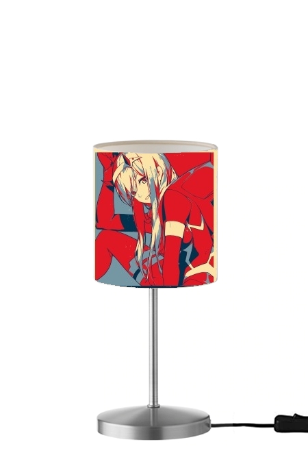 Darling Zero Two Propaganda für Tisch- / Nachttischlampe