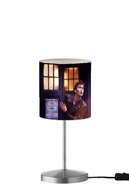 David Tennant Police Box für Tisch- / Nachttischlampe