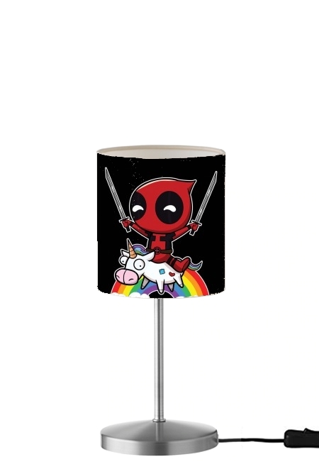 Deadpool Unicorn für Tisch- / Nachttischlampe