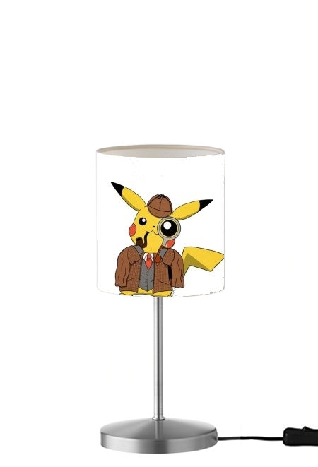 Detective Pikachu x Sherlock für Tisch- / Nachttischlampe