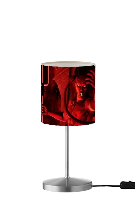 Devil 3D Art für Tisch- / Nachttischlampe