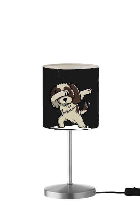 Dog Shih Tzu Dabbing für Tisch- / Nachttischlampe